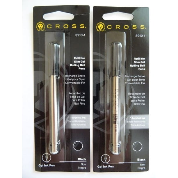 NEW Gel Ink Rolling Ball Slim Medium Refill For Selectip Pens In Black 8910 1 O NEW Gel Ink Rolling Ball Slim Medium Refill For Selectip Pens In Black 8910 1 O